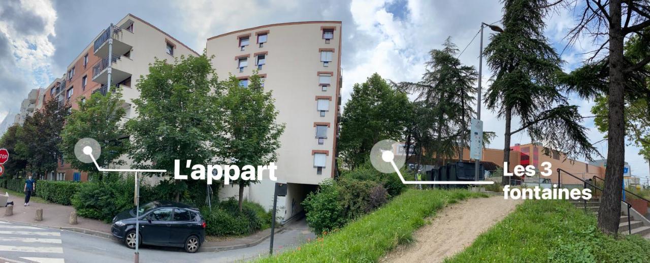 Appart Tout Confort Pour Famille Rer A 2Min Cergy Eksteriør bilde